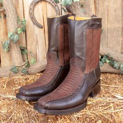 Nueva Bota Vaquera Con Cierre  