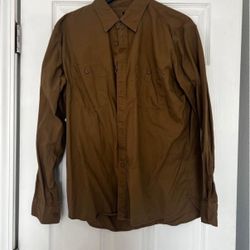 Uniqlo Brown Wool Shirt