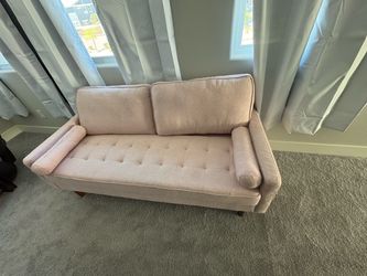 Pink couch