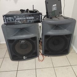 Two Speakers And One Amplifier 