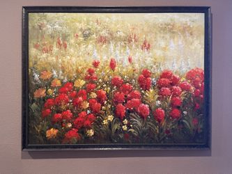 Beautiful Painting In Custom Made Frame