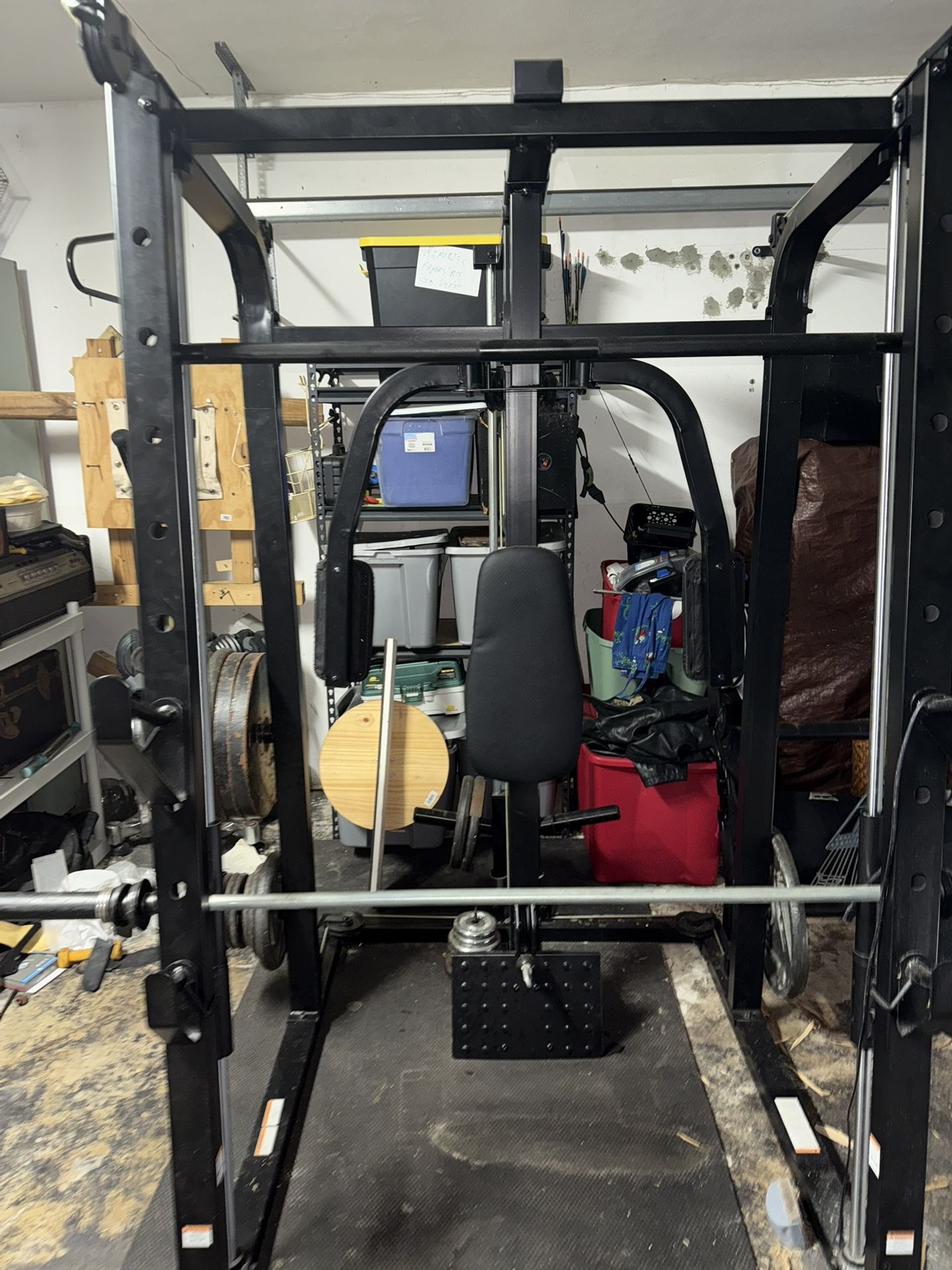 Wilder Power Cage With Weights