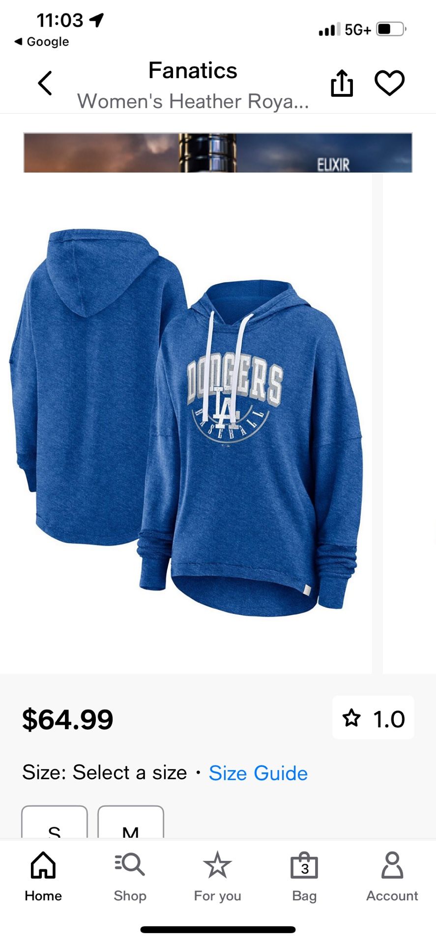 Dodgers Women Sweater 