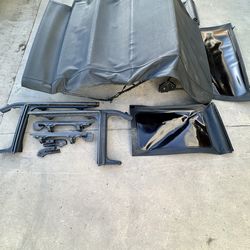 Jeep Wrangler JLU Soft Top OEM 4 Door 2018 through 2025 Black