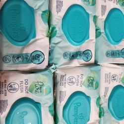 Pampers Pure Aqua Baby Wipes 8pk