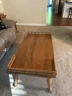 Maple Coffee Table And End Tables