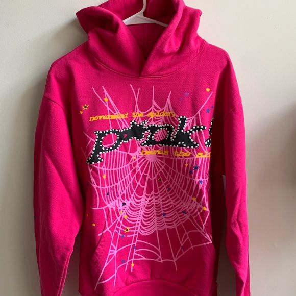 Pink Spider Hoodie 