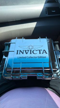 Limited edition chrome invicta watch box