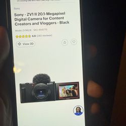 Sony Digital Camera For Content Creators And Vloggers 