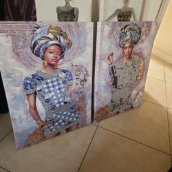 2 Pictures Frames Decor