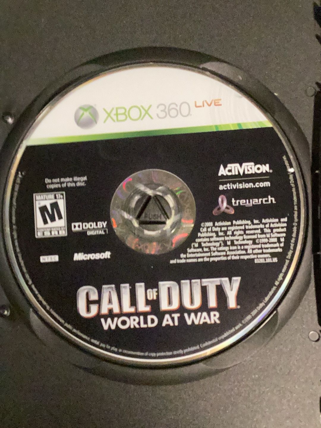 Cod World At War Xbox 360