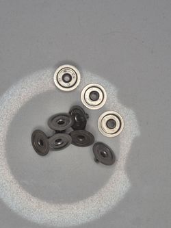 9 Silver Single Cap Tubular Rivets 5/16 in Leathercraft Hardware