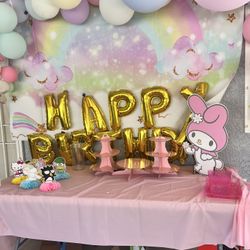 My Melody Party Decors/Sanrio