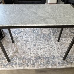 Marble Counter Height Table (from West Elm). 