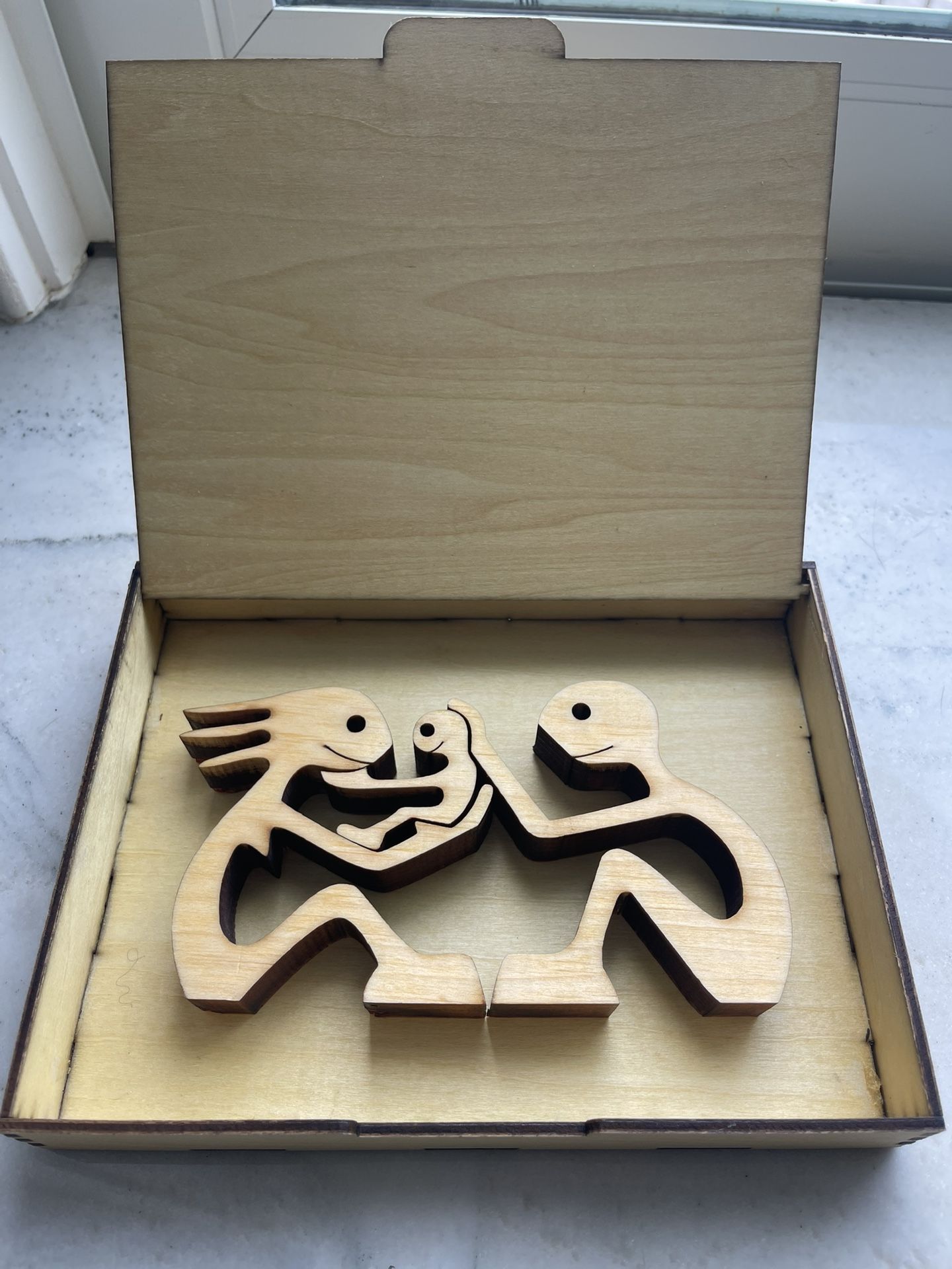 Puzzle Wooden Family Figures 