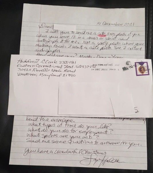 Crossdressing Cannibal Hadden Clark Letter