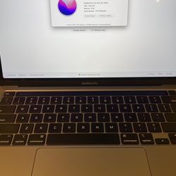 MacBook Pro 13-inch M1 2020 8GB 256GB Storage 