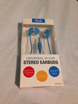 Stereo earbuds..