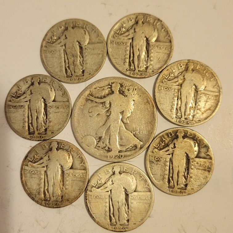 8 Collectible Silver Coins