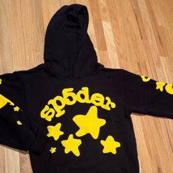 Sp5der Beluga Hoodie Onyx Yellow 