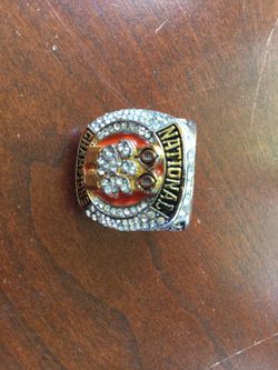 Clemson national championship ring
