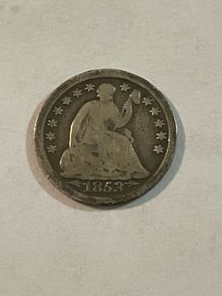 1853 half dime