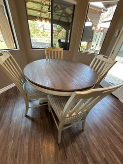 Dining room table and chairs
