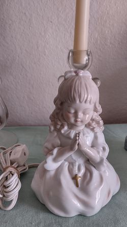 Praying Little Angel 6x5 Lamp