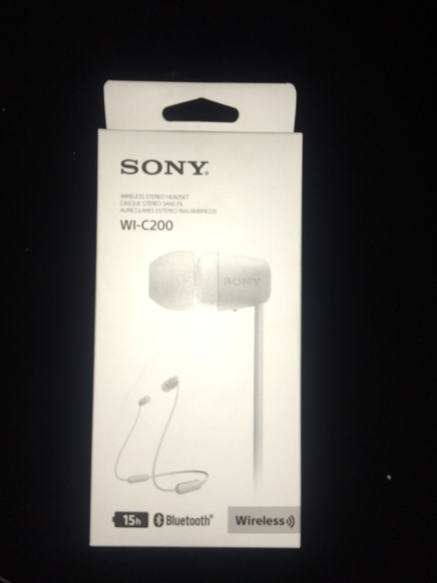 Sony wireless stereo headset