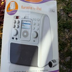 Kareoke iPod cd player