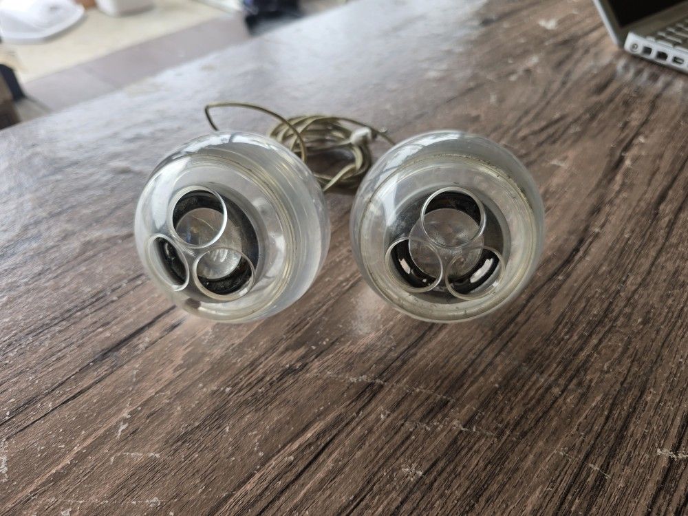 Clear APPLE Pro Speakers