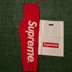 Red Supreme Pants