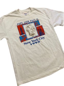 Vintage 1995’ - Pope John Paul II New York City Shirt