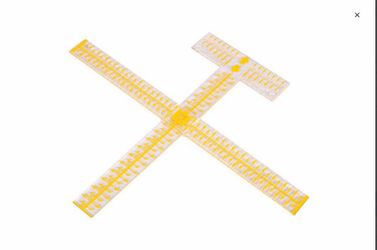 Tee Square It I Alignment Tool for Heat Transfer Vinyl, Rhinestones, Sublimation, Transfers