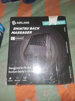Shiatsu back massager