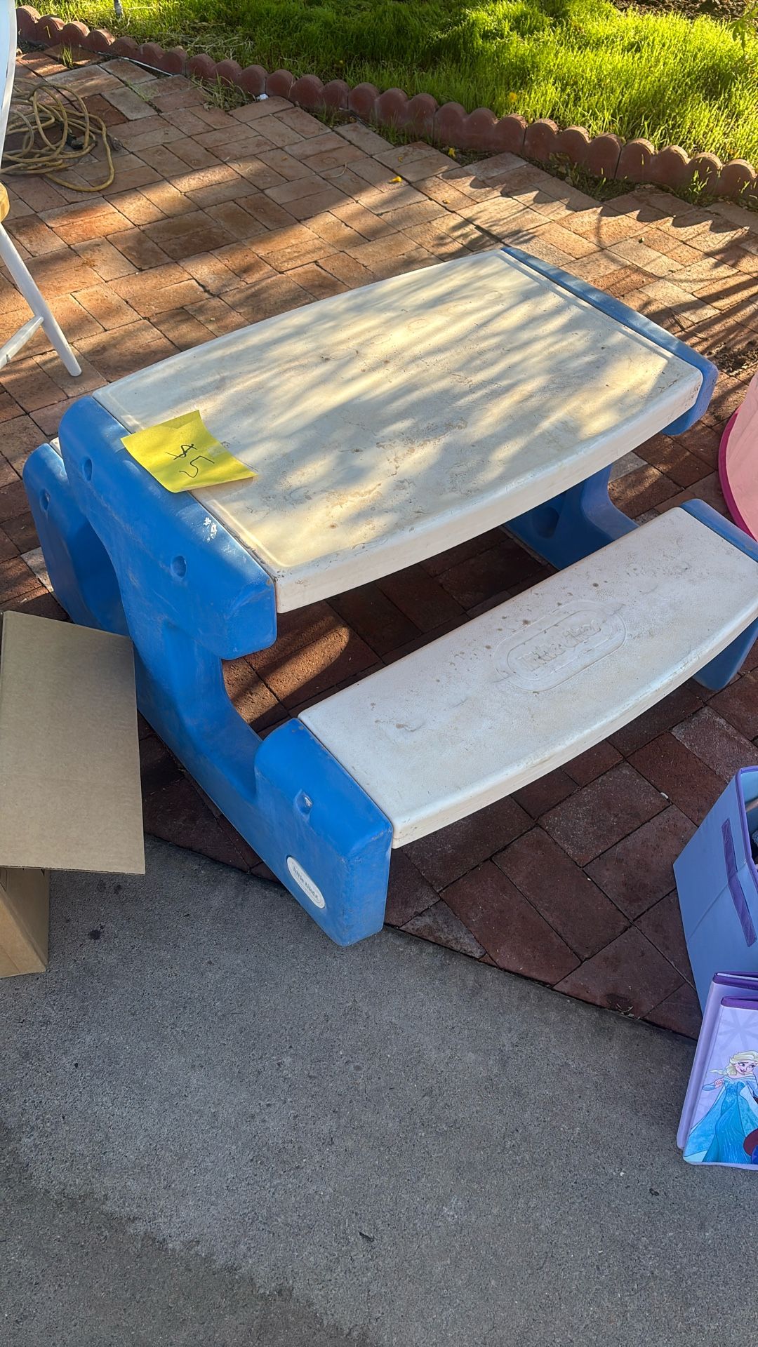 Kids Plastic Little Tikes Picnic Table 
