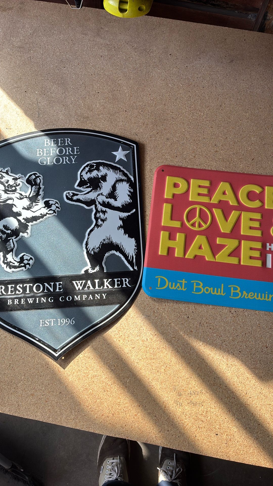 Vintage Tin Beer Sign