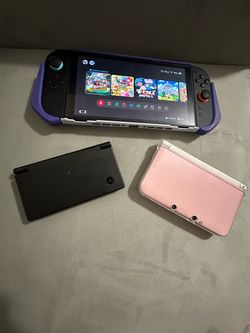 Modded 3DSXL pink+white