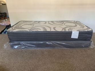 Twin size brand new mattress and box spring for sale