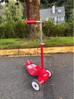 Radio Flyer Kids 3-Wheel Scooters (1 Red & 1 Pink) - $15 each