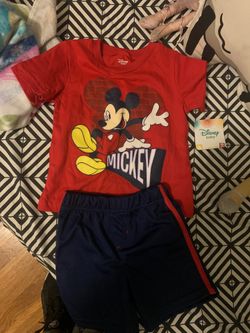 Brand new Mickey Mouse outfit toddler boy baby