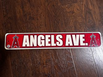Angels Avenue Street Sign Plate