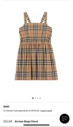 Burberry girl dress