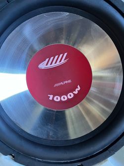 12’ subwoofer
