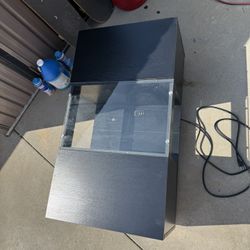 Black Coffee Table w/outlet 