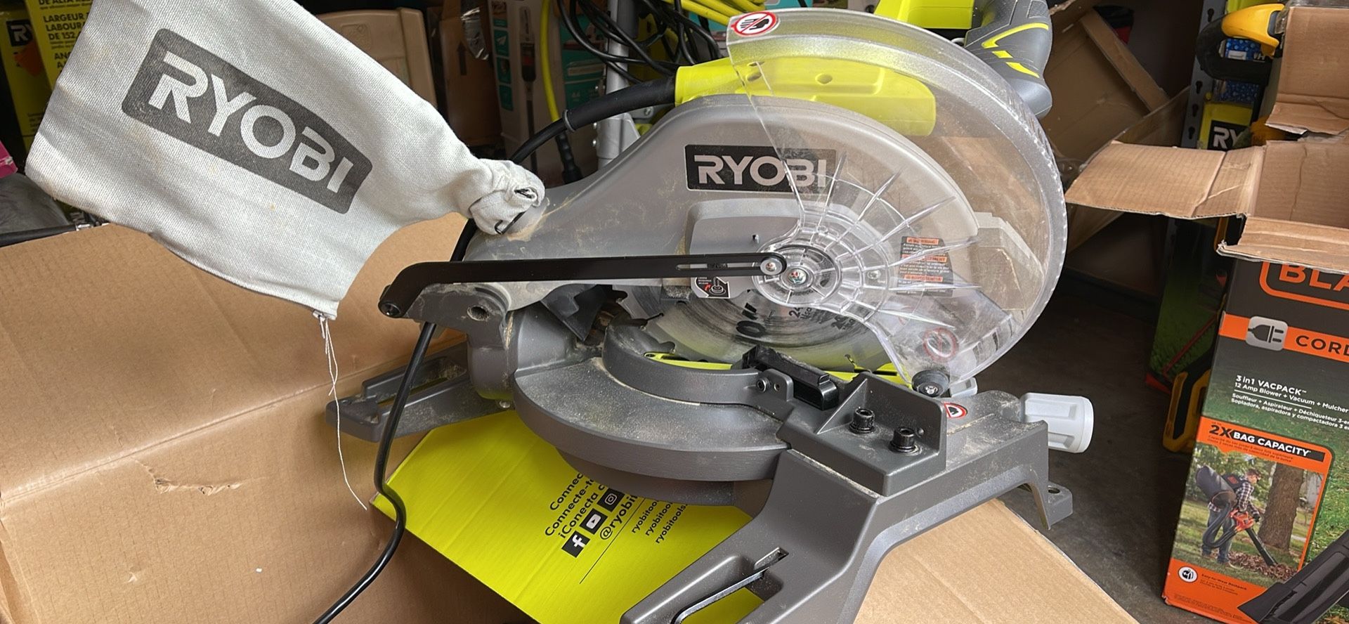 Ryobi Miter Saw 14 Amp Electric 10”