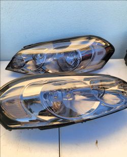 Chevrolet Impala Monte Carlo Headlights Luces Focos Micas Faros Faroles Headlamps Focos Chevy 06-13