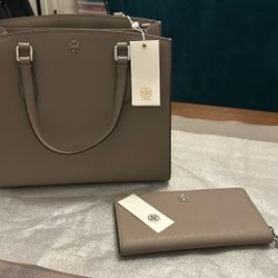 Tory Burch Emerson Structured Work Satchel