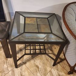 Coffee Table And Side Tables Missing Glass 