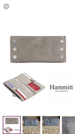 Hammitt 110 North Wallet Pewter/Brushed Silver